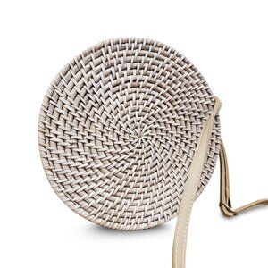 Misenka Shoulder Bag/Crossbody Bag: Lauren/Laura White